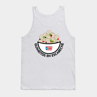 Guineitos en Escabeche Puerto Rico Food Boricua Christmas Tank Top